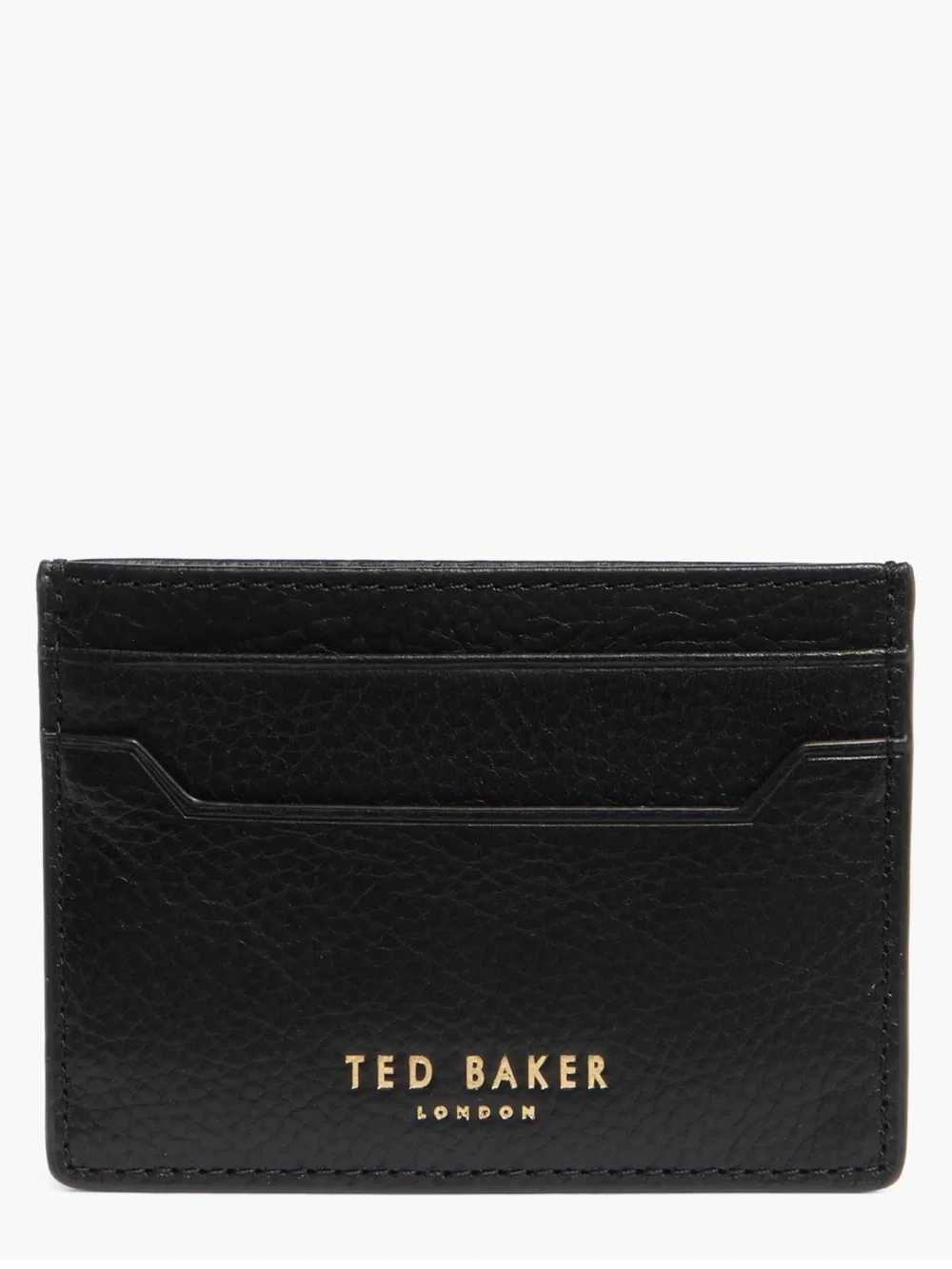 Ted Baker London Black Cavendish Pebbled Cardholder NWT